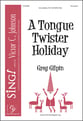 A Tongue Twister Holiday Two-Part choral sheet music cover